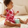 thumbnail image 4 of Munchkin® C’est Silicone!™ Collapsible Toddler Snack Catcher® Cup with Lid, Mint, Unisex, 4 of 7
