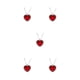 thumbnail image 3 of Collar de mujer Minnieouse con forma de corazón colgante de diamantes de imitación, 3 of 6