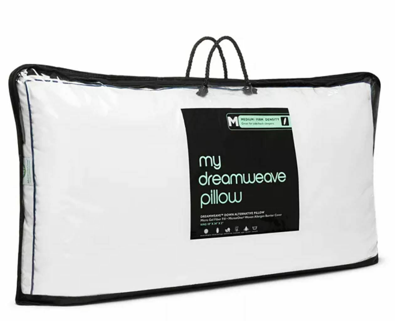 My Dreamweave Standard Pillow Down Alternative Medium/Firm Density T96116 