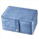 thumbnail image 1 of Joyero Pequeño de Terciopelo para Mujer, Joyero Portátil de Viaje de Doble Capa, Joyero Portátil de Almacenamiento para Mujer., 1 of 5