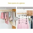 thumbnail image 7 of Metal Skirt Hangers,Pants Hangers Space Saving,Adjustable Clips Hanger,Multilayer Skirt Hanger,Closet Organization Hanger,Slacks Hanger,Trousers Hanger,Shorts Hanger,Jeans Hanger, 7 of 7