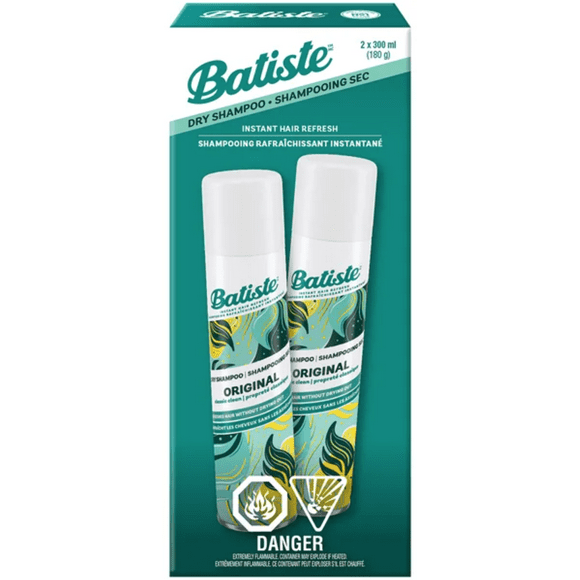 Batiste Dry Shampoo Original, 2 x 300 mL, Value Pack
