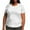 White., variant on Akafmk Plus Size Womens Workout Tops,Athletic Tees Shirts,Short Sleeve Tops Solid Color Loose Fitting Round Neck Casual Gym Running Tops