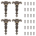 thumbnail image 1 of 4pcs Vintage Hinges Rustproof Zinc Alloy Light Duty Shed Hinge Gate Strap Hinge, 1 of 9