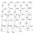 thumbnail image 2 of 25 Pcs Emporte-Pièces de Pâques en Acier Inoxydable pour Cuisson, 2 of 5