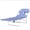 Blue, variant on Portable Poolside Folding Bed Adjustable Outdoor Chaise Lounge Tanning Chair