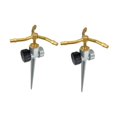 thumbnail image 2 of 2 aspersores metálicos de 3 brazos con rotación de 360 ​​grados, aspersor automático para césped, ideal para jardinería en áreas extensas., 2 of 8