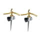 thumbnail image 2 of 2 aspersores metálicos de 3 brazos con rotación de 360 ​​grados, aspersor automático para césped, ideal para jardinería en áreas extensas., 2 of 8