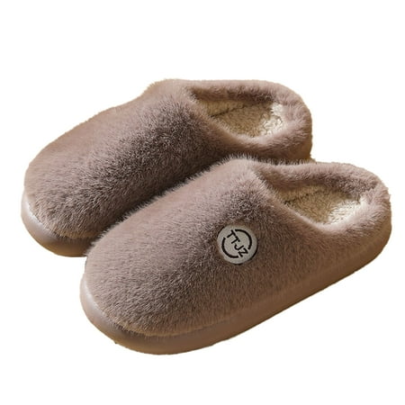 

House Slippers For Women Men Slippers Cozy Flat Slide Slippers Comfy Soft Non-Slip House Shoes Indoor and Outdoor Fuzzy Slippers Platform Slippers Mens House Shoes