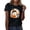 Z7-Black-spooky season tees, variant on Frostluinai Halloween Graphic Shirts for Women Spooky Season Holiday Party Tops Short Sleeve Crew Neck Daily Walking Casual Shirt S-3XL