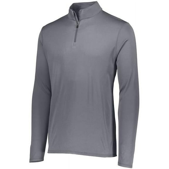 Augusta Sportswear 2785.059.4XL Attain Wicking 0.25 Zip Pullover, Graphite - 4XL