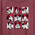 thumbnail image 3 of Mickey & Friends - Minnie Grid - Women's Lightweight French Terry Long Sleeve Shirt, 3 of 5
