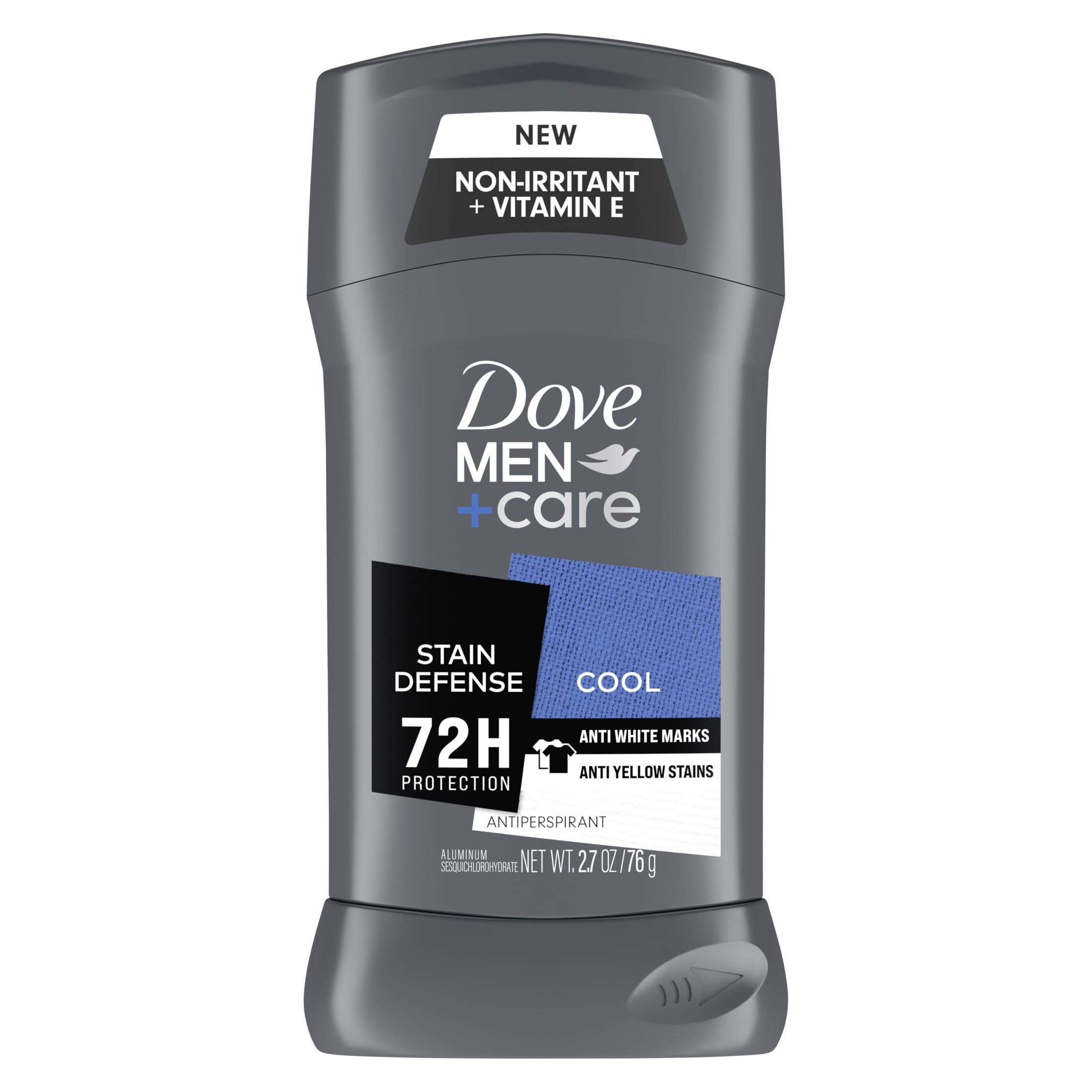 regisseur buste Vrijgevigheid Dove Men+Care Stain Defense 72H Protection Antiperspirant Deodorant, 2.7 oz  - Walmart.com