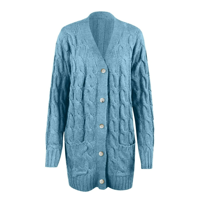 Sunday Womens Blue 3X Bottomless Cardigan in EUC