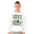 thumbnail image 3 of Popeye St Patricks Lucky Paddy Men's Crewneck Sweatshirt Brisco Brands X, 3 of 6
