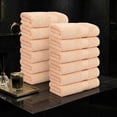 thumbnail image 2 of Ample Decor 100% Cotton 18 x 28 inch Hand Towel Pack of 12 , Soft & Lightweight, Quick Drying - Beige, 2 of 6