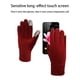 thumbnail image 4 of Minnieouse 1 par de guantes deportivos, manopla térmica portátil para montar al aire libre con pantalla táctil, calentador de manos de terciopelo, guantes y mitones Mujer Rojo Minnieouse AP013353-05, 4 of 6