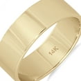 thumbnail image 3 of SZUL Women's 6mm Flat Wedding Band in 14K Yellow Gold, 3 of 4