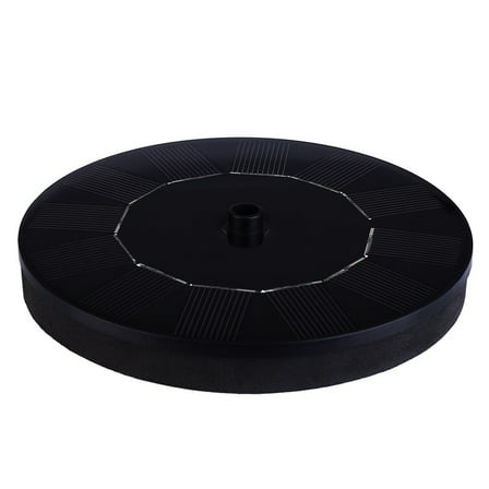 FRCOLOR 1 Set Solar Powered Fountain Pump Floating Water Fountain for Garden Pool Pond Decor (Black)