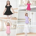 thumbnail image 4 of Girls Ballet Skirt Women Adult Dance Skirt Toddler Wrap Chiffon Skirt Leotard Adjustable Ballerina Dance Clothes, 4 of 9