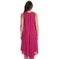 thumbnail image 3 of Riviera Sun Women's Sleeveless Umbrella Dresses - Stylish and Breezy Summer Fashion (Fuchsia With Buttons, 1X), 3 of 3
