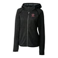 thumbnail image 2 of Women's Cutter & Buck  Heather Charcoal Tacoma Rainiers Mainsail Sweater Knit Raglan Full-Zip Hoodie, 2 of 3