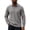 Gray, variant on Mens Shirts, Mens Long Sleeve Knit Shirts Casual Raglan Sleeve Sweater 2-Button Down Prevent Pilling Golf Shirts
