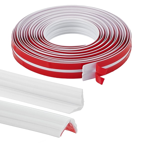 4m TPE Self-adhesive Anti-collision Strips 0.8 Inch Wide Wall Corner Protector Inside Outside Wall Edge Guard Self Adhesive Moulding Trim