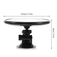 thumbnail image 2 of OULII 1Pcs Black Plastic Square Rear View Mirror for Baby Monitoring Wide View Suction Cup Mount 5.7x5.7x3.1in, 2 of 8