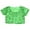Green, variant on DGQPLPD Girls Glitter Sequin Crop Top for Girls - Short Sleeve Performance Tee for Singing Dancing Stage Show Casual Daily Wear Hot Pink 3-8 Years