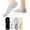 No Logo 4 Pairs-1 Black,1 White,1 Gray,1 Nude, variant on Women Ultra Thin No Show Socks Breathable Nylon Cotton Anti-Slip Liner Socks for Flat Boat Loafers Sneaker 4/6 Pairs
