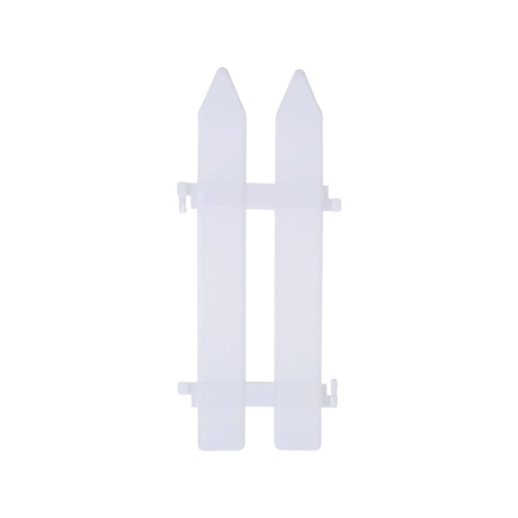 Qholemyo White Picket Garden Fence Panels No Dig Fence For Flower Beds And Garden Borders