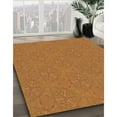 thumbnail image 3 of Ahgly Company Machine Washable Indoor Rectangle Transitional Mahogany Brown Area Rugs, 3' x 5', 3 of 7