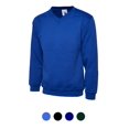 thumbnail image 2 of Uneek - Unisex Premium V-Neck Sweatshirt/Jumper - 50% Polyester 50% Cotton - Royal - Size XL, 2 of 4