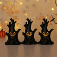 thumbnail image 5 of 4PCS Halloween Ghost Tree Led Glow Ghost Lights Horrific Atmosphere Home Decoration Supplies Gifts Plastic Black, 5 of 8