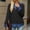 Black, variant on Collared Sweaters For Women,Pullover Sweaters For Women,Sweater With Denim Trim,Knit Sweater,Women Fall Winter Tops,Casual Long Sleeve Knit Tops