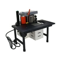 INTBUYING Electric Woodworking Edge Banding Machine for Curve Straight Bevel Edge