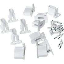 ClosetMaid 2178200 White Wire Shelf End Bracket