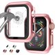 thumbnail image 1 of Vidrio + cubierta para Apple Watch Case 45mm 41mm 44mm 40mm 42mm 38mm Protector de pantalla Accesorios para iWatch Series7 6 5 4 3 se Tan Jianjun  unisex, 1 of 2