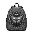 thumbnail image 1 of Astronomical Student Backpack – Gothic Celestial Moon And Star Steampunk Cosmic Lunar Eclipse Solar Dark Mystical Sky Design, 1 of 3