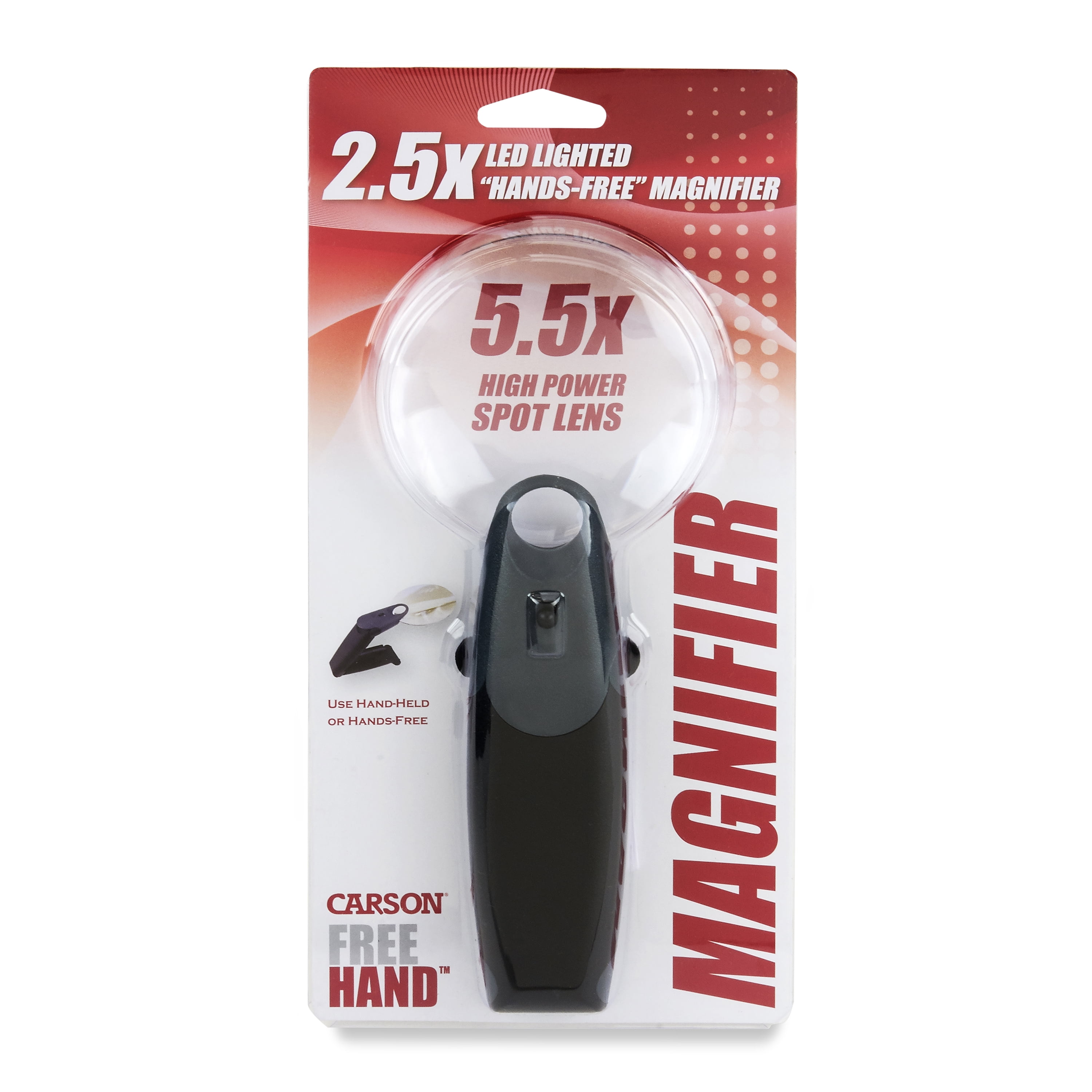 Carson Freehand LED Lighted Hands Free Magnifier