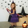thumbnail image 6 of Baby Witch Outfits Tutu Dress Fairy Tale Wicked Witch Outfit Toddler Halloween Outfit Girls Toddler Kids Baby Girls Dress 9-12 Months, 6 of 9