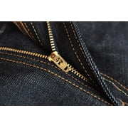 SAUCE ZHAN 316XX Men's Jeans Straight Leg Regular Fit Mid Rise Sanforized Selvedge Denim 14.5 oz