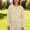 Beige, variant on Cropped Sweatshirts for Women Solid Color Fashion Crew Neck Pullover Tops Long Sleeve Loose Fall Winter Casual Comfy Soft Shirts