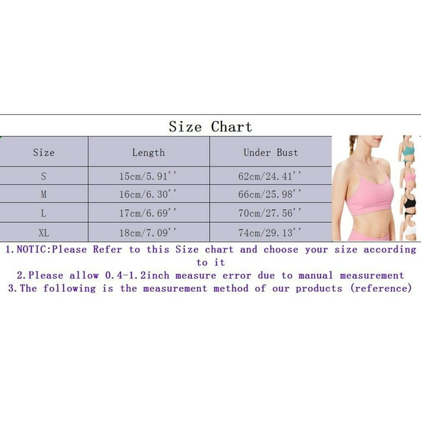 CAICJ98 Lingerie for Women Women Wireless Bra Top Vest Breathable Chest Pad  Wearing Sports Underwear Multicolor,85D