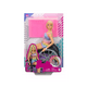 thumbnail image 2 of Barbie Fashionista Muñeca Silla de Ruedas Morada para niñas de 3 años en adelante, 2 of 3
