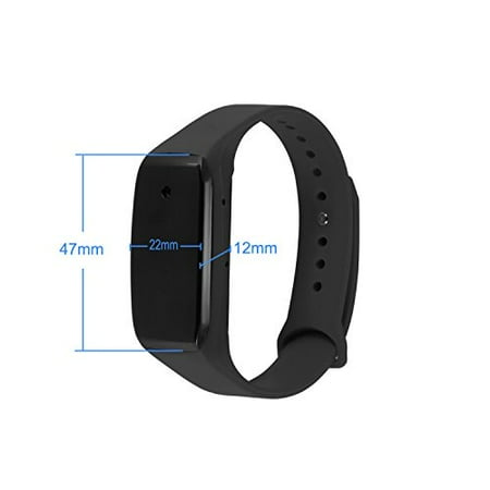 - 1080P Bracelet Wearable Wristband Hidden Spy Video Camera Recorder with 8GB Memory Card Video Audio Recording