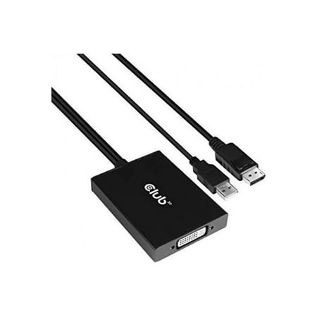 UPC: 0841615101931 | Club3D DisplayPort to Dual Link DVI-D HDCP  Black
