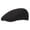 Black, variant on Men Women Classic Mesh Driving Golf Cap Adjustable Hollow Newsboy Beret Flat Hat