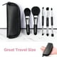 thumbnail image 2 of Set de brochas de maquillaje Brush Master Travel con funda, 5 unidades, color negro, 2 of 7